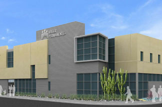 Artist's rendering of new South L.A. Kaiser Permanente medical center