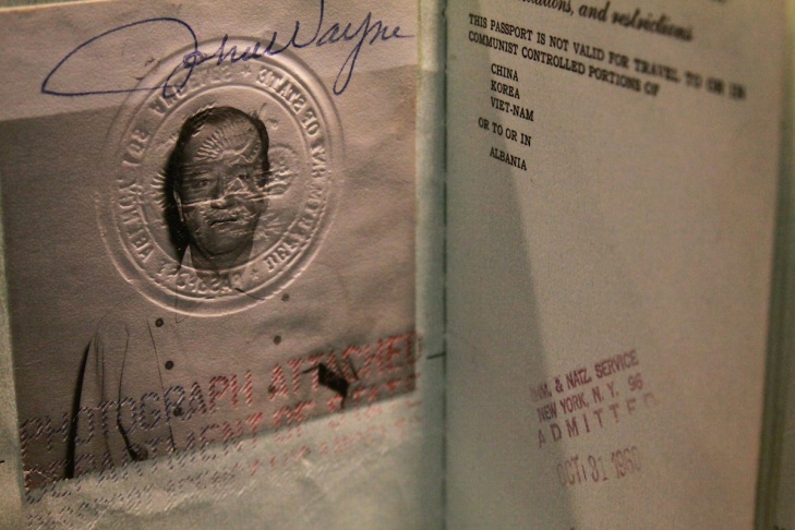 John Wayne Passport