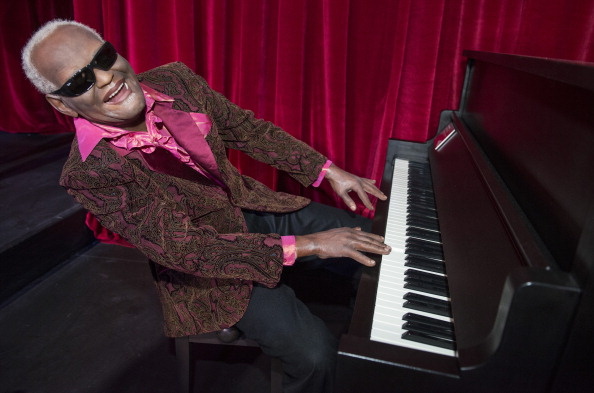 The wax figure US musician Ray Charles is seen during the grand opening of the Grévin Montréal, Quebec's newest entertainment and tourist attraction, on April 17, 2013 at the Eaton Center in Montreal, Quebec, Canada.