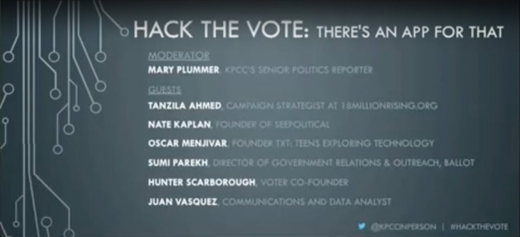 Hack the vote: There's an app for that