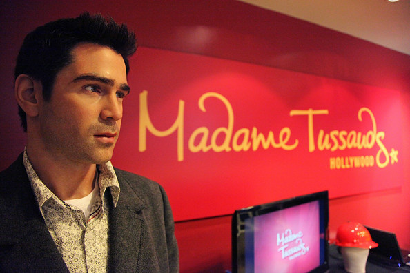 A wax figure of actor Colin Farrell is seen greeting visitors at Madame Tussauds Hollywood.