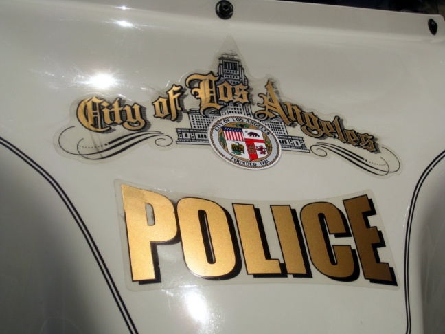 lapd los angeles police motorcycle