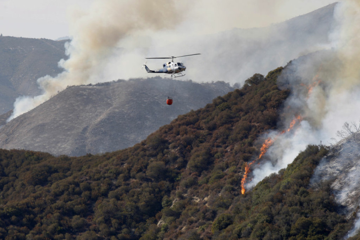 Williams Fire Burns In The Angeles National Forest