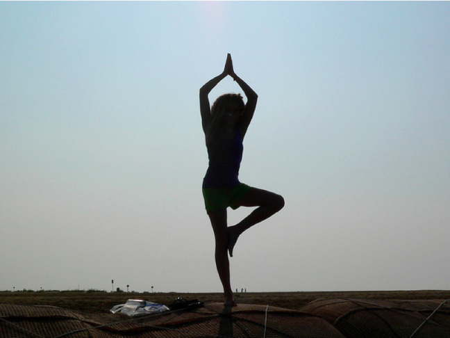 yoga tree pose