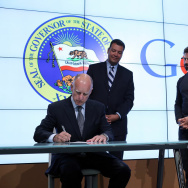 Gov. Brown Signs Legislation At Google HQ That Allows Testing Of Autonomous Vehicles