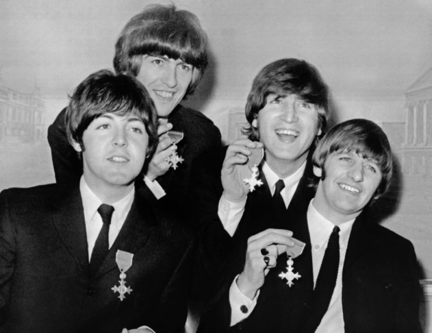 British band The Beatles (from Left), Pa