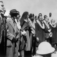 Civil rights demonstrators, led by Dr Ma