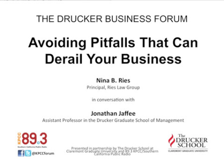 Drucker: Avoiding Pitfalls That Can Derail Your Business