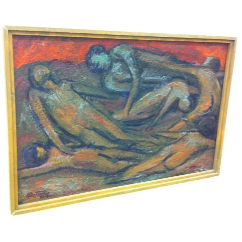 Painting by Phil Stein at Take My Picture Gallery.