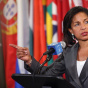 US United Nations Ambassador Susan Rice Speaks To The Press After Meeting On Syria