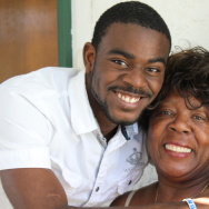 Tyris and his grandma, Christine Williams.