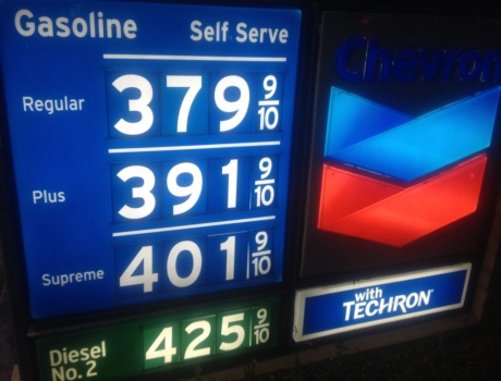 Thanksgiving 2012 gasoline prices