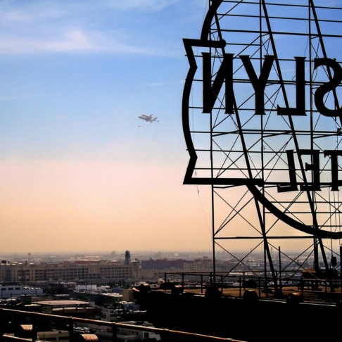 Endeavour, the view from DTLA