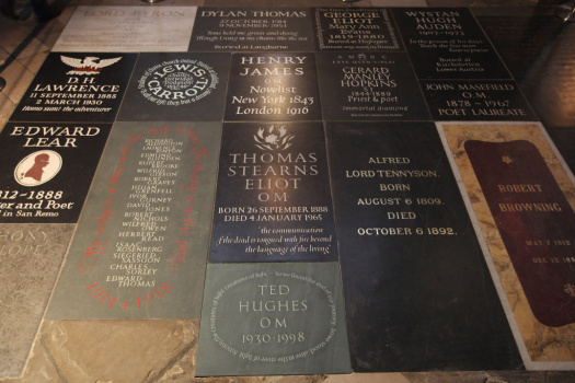 Stone Masons Complete The New Memorial To Poet Laureate Ted Hughes In Poets Corner