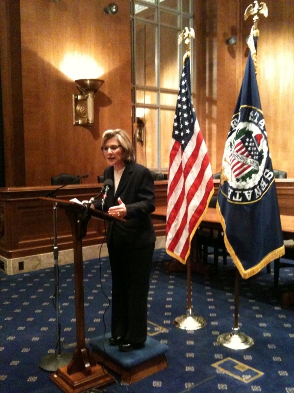 Democratic Sen. Barbara Boxer says she'll fight efforts to stop the Environmental Protection Agency from regulating greenhouse gas emissions.