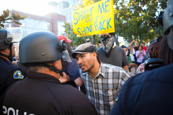 Anaheim Residents Protest Police Shootings Over Weekend