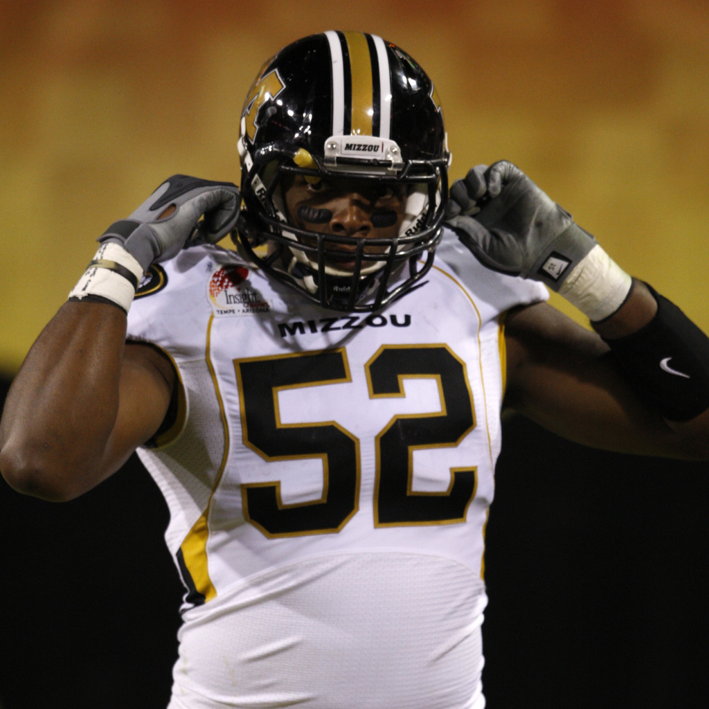 Missouri Tigers defensive lineman Michael Sam.