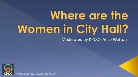 Where are the Women in City Hall?