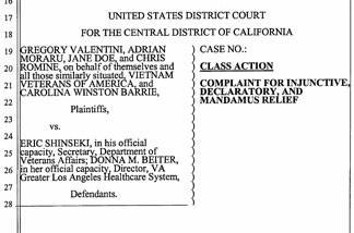 Image from the complaint - Valentini vs. Shinseki