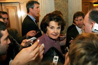 US Senator Dianne Feinstein (D-CA) is a seasoned veteran when it comes to dealing with the Washington DC press corps. But newly-elected members of California's Congressional delegation are learning how best to handle Capitol Hill reporters.