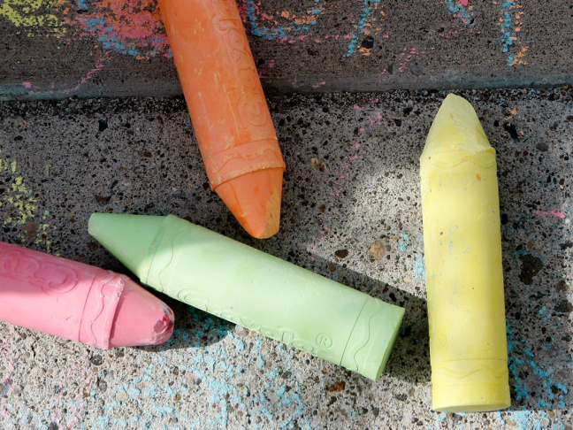 Sidewalk chalk: The tools of a criminal?