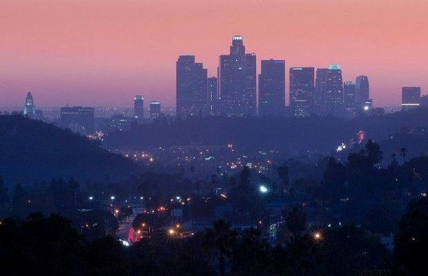 The skyline as seen from the east, November 2009