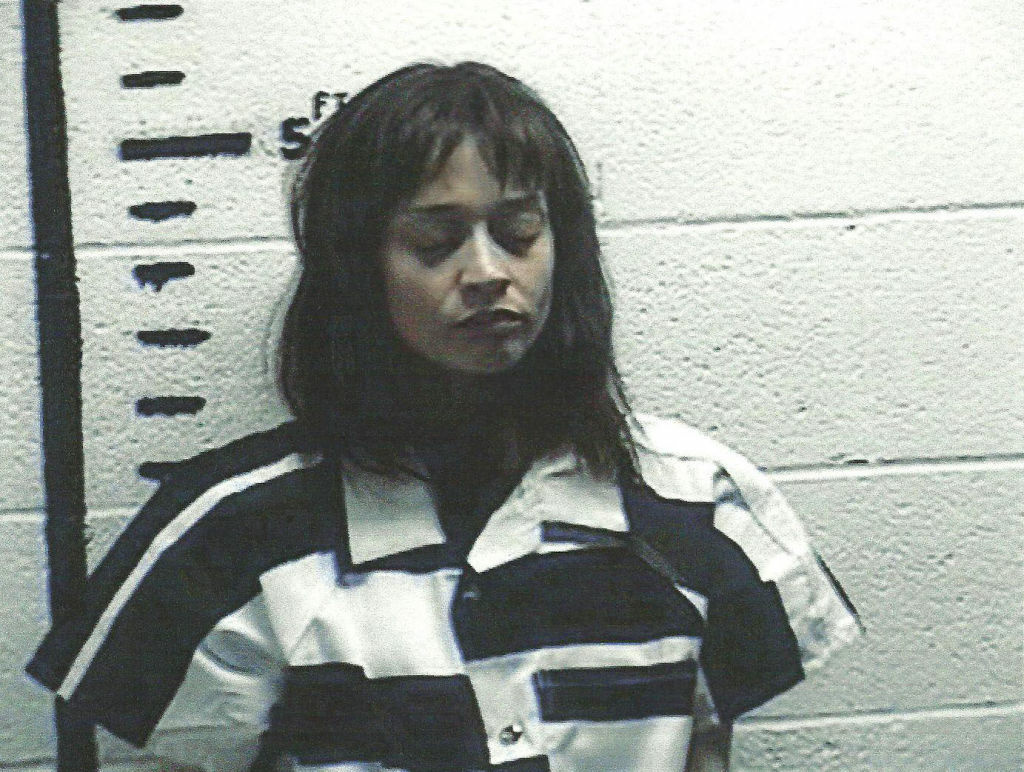 Fiona Apple is seen in a police booking photo September 19, 2012 in Sierra Blanca, Texas.