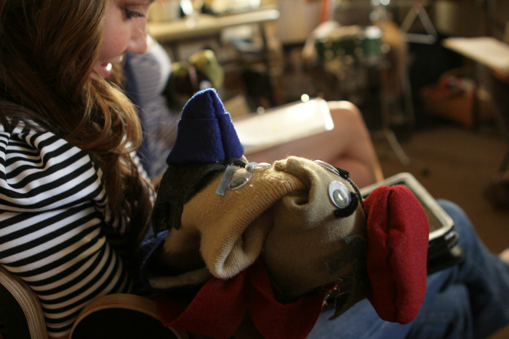 sock puppet theater
