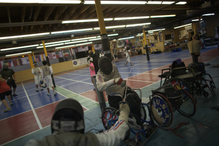 Paralympics Fencing