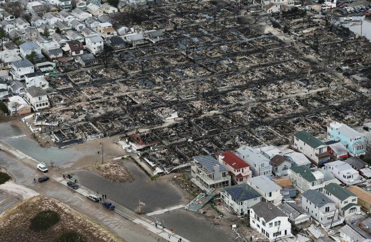 East Coast Begins To Clean Up And Assess Damage From Hurricane Sandy