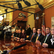 House Speaker Boehner And GOP Leaders Discuss Payroll Cut Extension