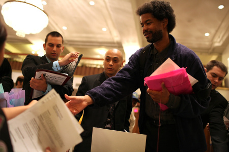 Career Fair Held For Job Seekers