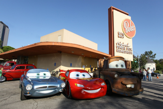 Lightning McQueen, Mater and Finn McMissile of