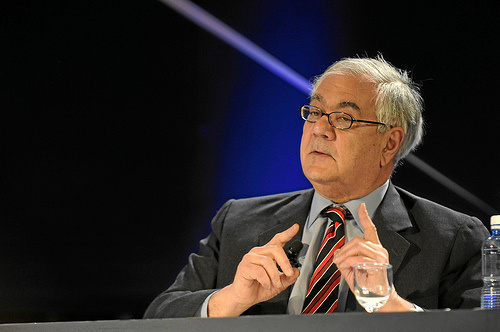 Rep. Barney Frank (D-Mass), speaking at 'The Next Global Crisis' session of the Annual Meeting 2010 of the World Economic Forum in Davos, Switzerland, Jan. 27, 2010, at the Congress Centre.