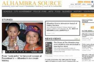 A screenshot of the Alhambra Source website.