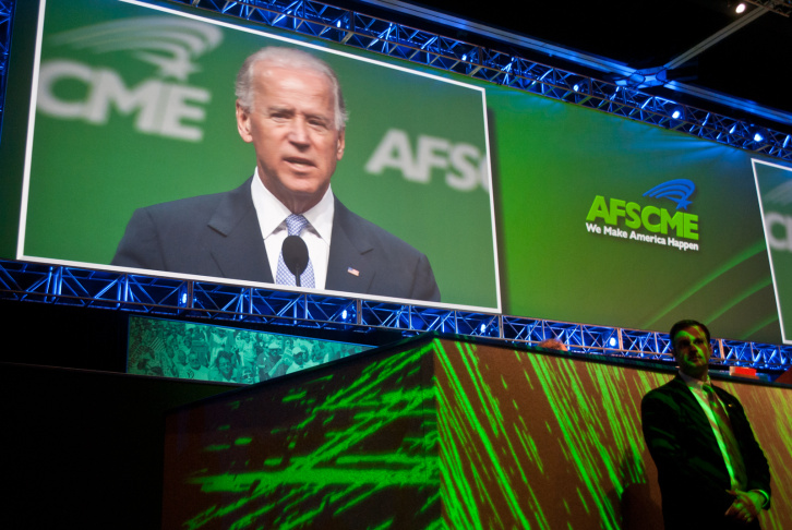aFSCME convention JOE BIDEN