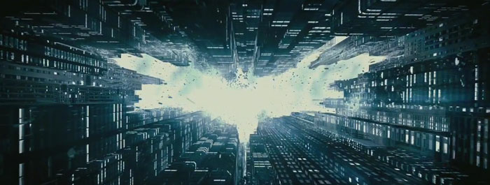 Screenshot from "The Dark Knight Rises" trailer.
