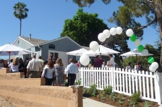 Supporters gather to celebrate the opening of Linden House, a new transitional housing program for young adults ages 18 to 24 in Burbank.