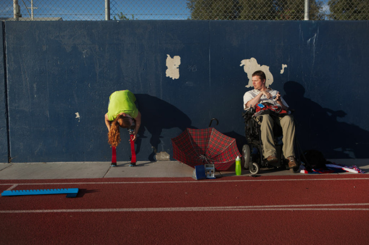Paralympics Runner