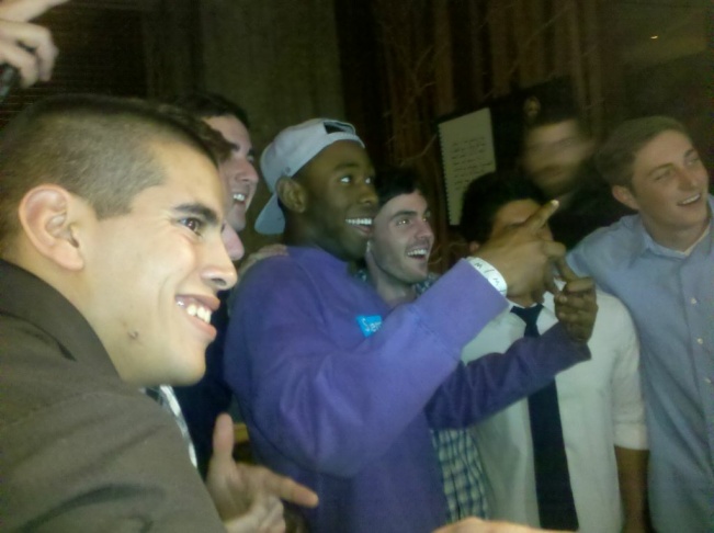 Tyler The Creator with fans after the show
