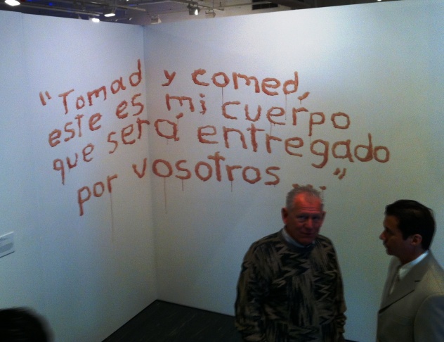 At the opening of MexiCali Biennial at Vincent Price Art Museum