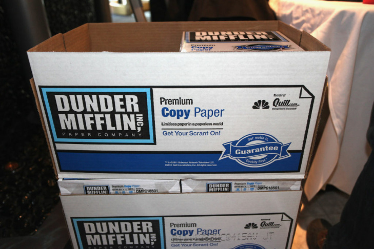 "The Office" Stars Kate Flannery And Oscar Nunez Support Quill.com's Launch Of Dunder Mifflin Paper