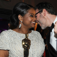 Octavia Spencer (L), winner for Best Act