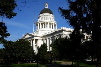 The California State Capitol in Sacramento.