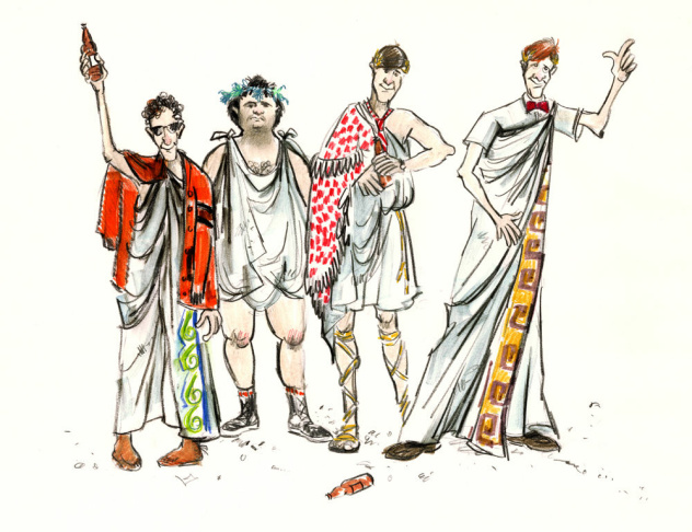 Costume design sketch