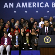 Obama Gives Speech On Economy In Virginia