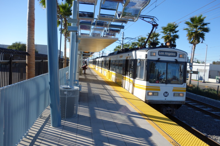 Expo Line at Farmdale Station