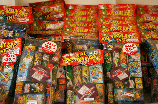 The Fillmore First Assembly Church sells fireworks for upcoming July 4th celebrations on June 30, 2008 in Fillmore, California.