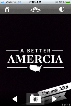 Romney iPhone app
