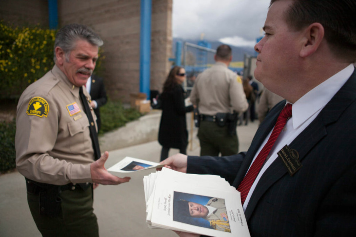 San Bernardino Sheriff's Funeral